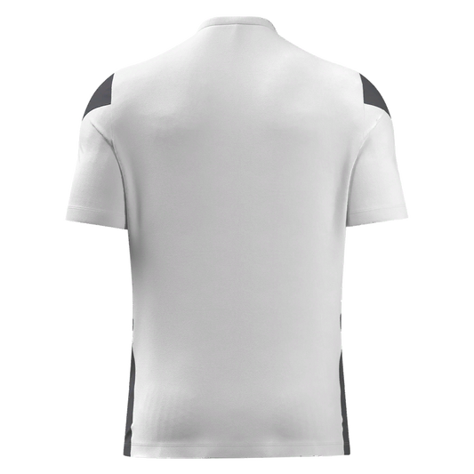 St Brendan's United Adult Polis Shirt SS White & Anthracite