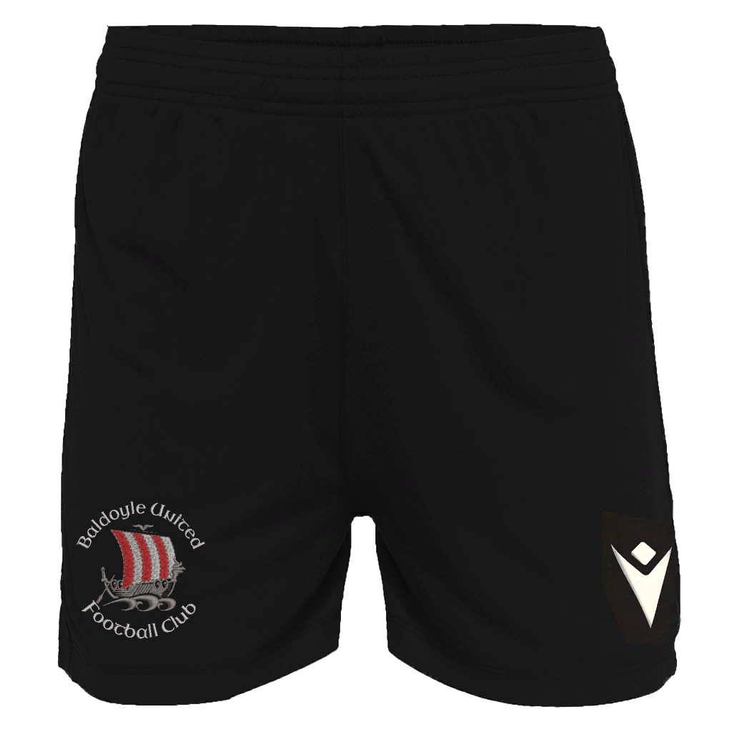 Baldoyle United FC Girl's Acrux Shorts Black