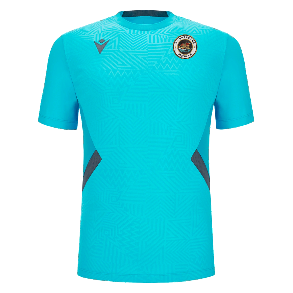 St Brendan's United Shedir Shirt SS Neon Sky & Anthracite