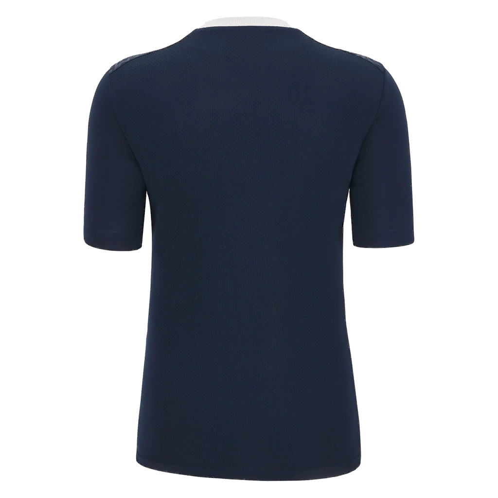 Rosemount Mulvey FC Womans Skat Shirt SS Navy & White