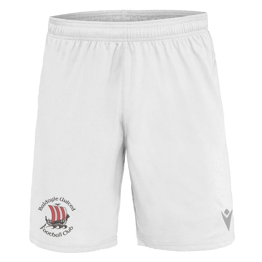 Baldoyle United FC Adult Mesa Hero Shorts White