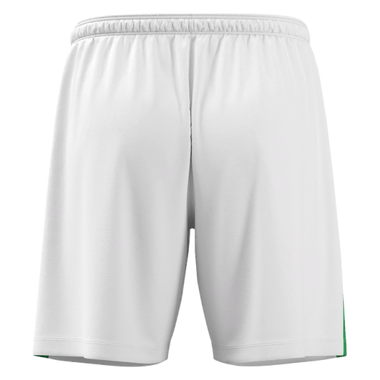 Baldoyle United FC Adult Skara Shorts White & Green
