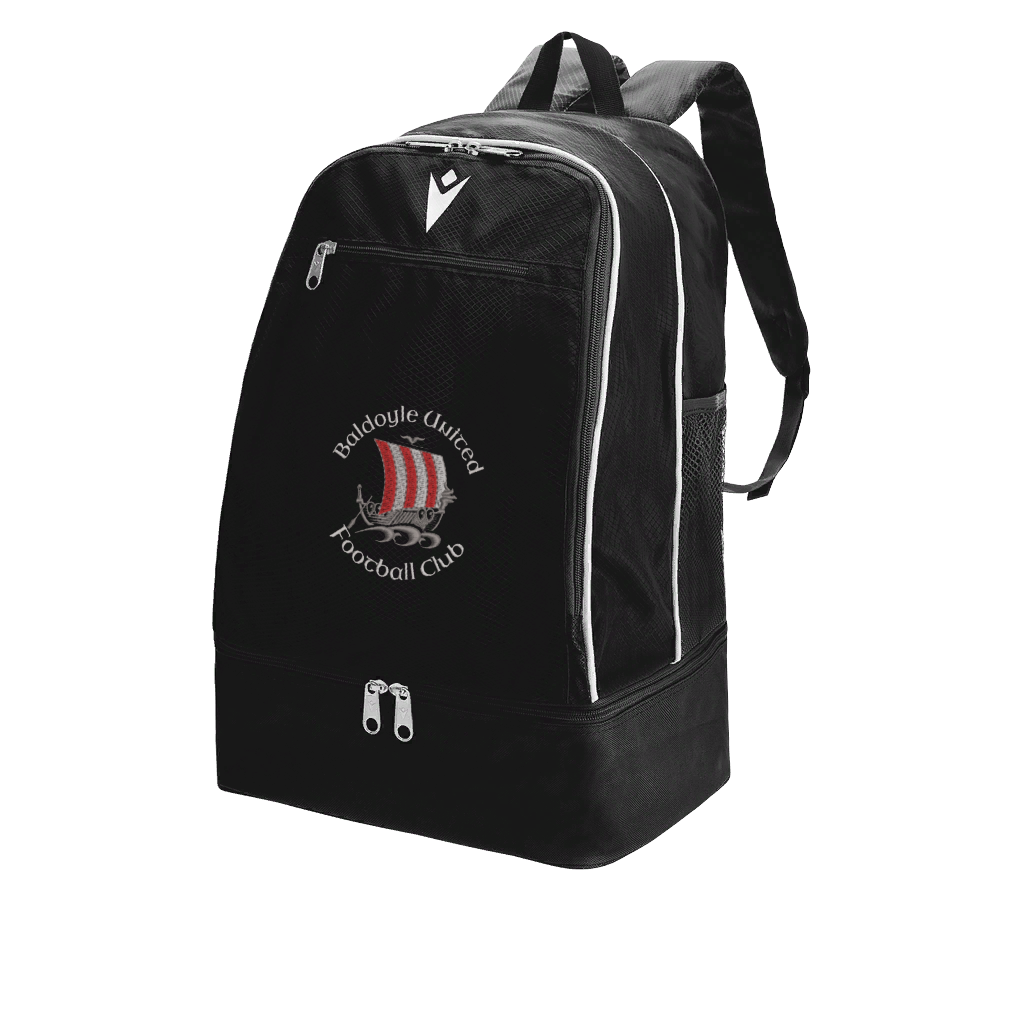 Baldoyle United FC Maxi-Academy Evo Backpack Black