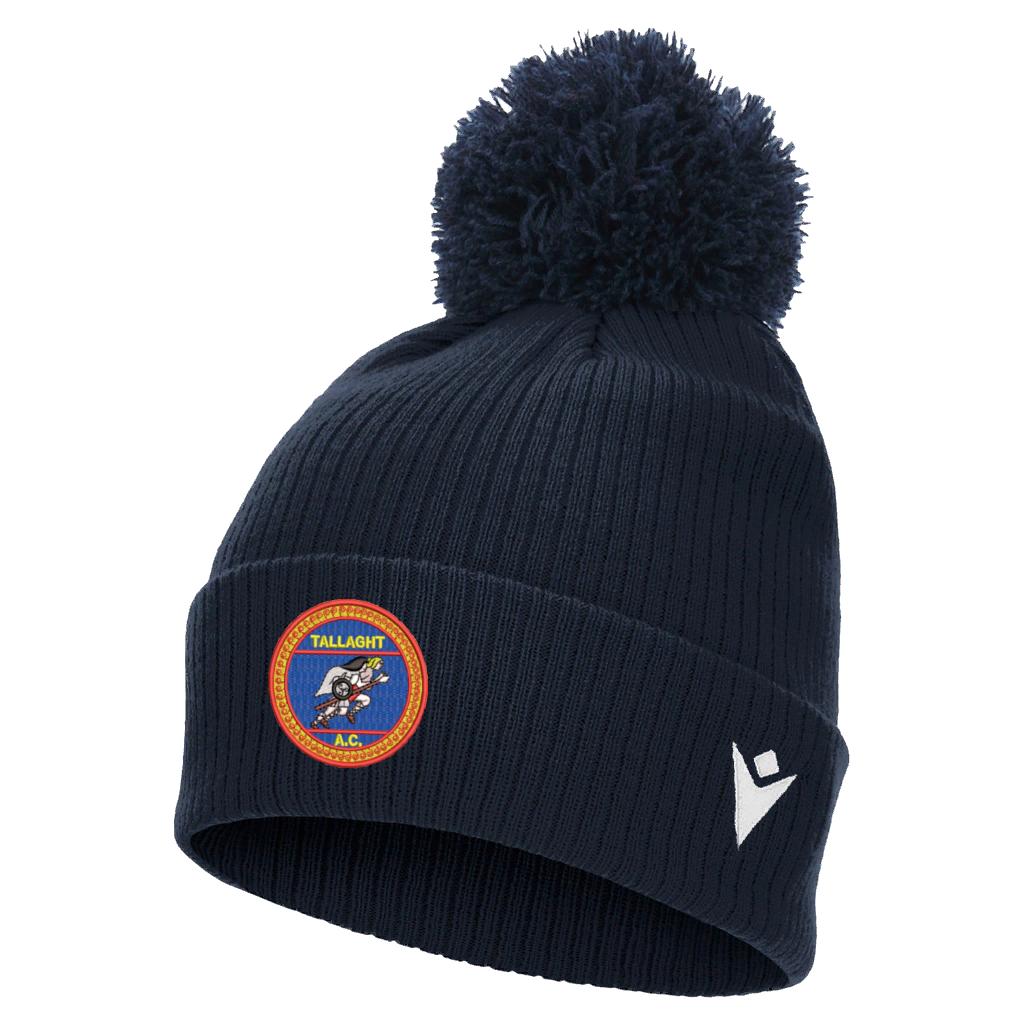 Tallaght AC Snow Pom Pom Beanie Navy