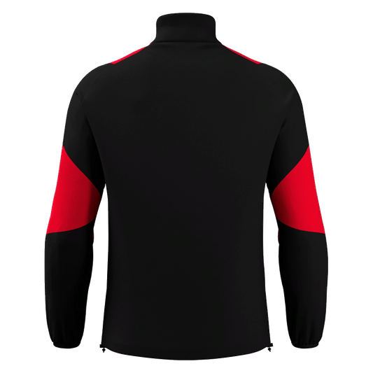 Trinity Donaghmede FC Young Kids Cuzco 1/4 Zip Top Black & Red