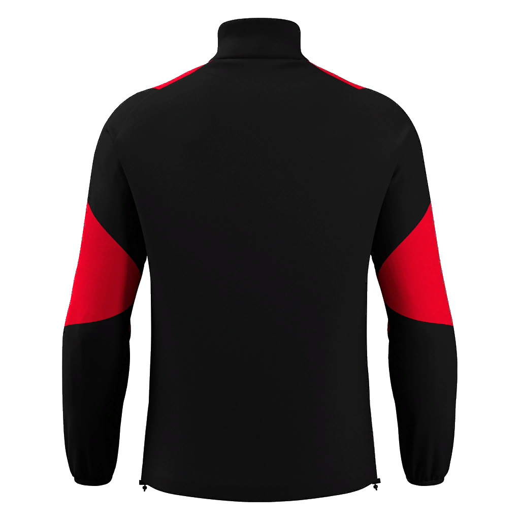 Valley Park United Cuzco 1/4 Zip Black & Red