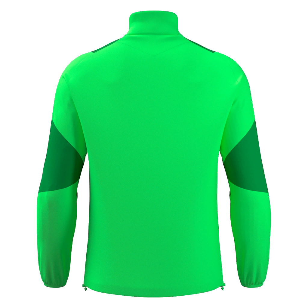 CRISC North Tipperary Adults Cuzco 1/4 Zip Top Neon Green & Green