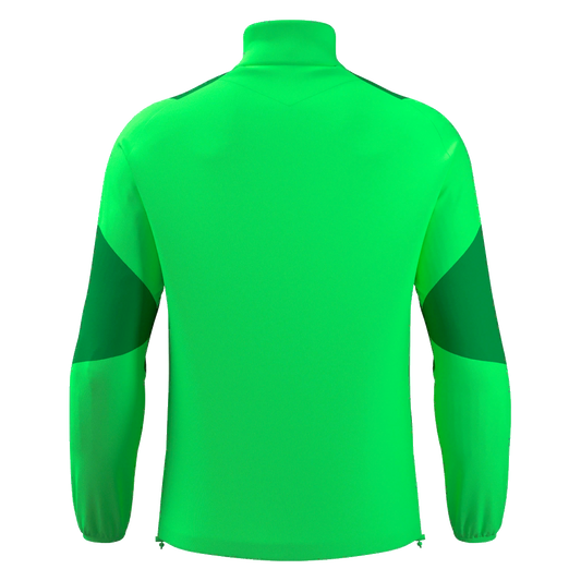 CRISC Laois Adults Cuzco 1/4 Zip Top Neon Green & Green