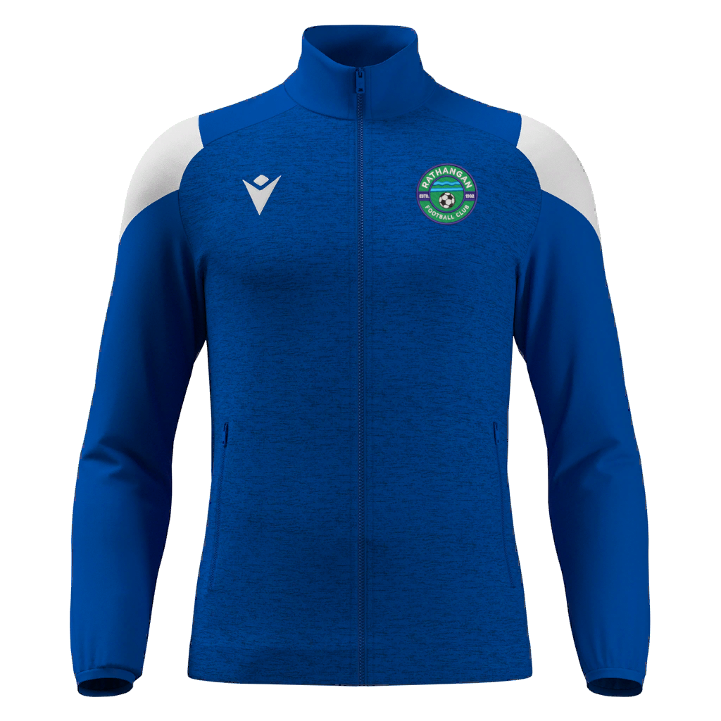 Rathangan FC Adult Vanir Full Zip Top Royal Blue & White