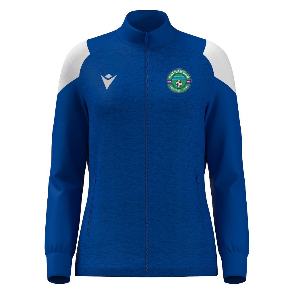 Rathangan FC Girl's Valkyria Full Zip Top Royal Blue & White
