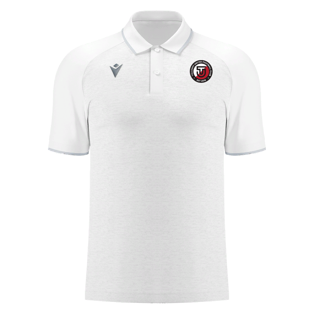 Tallaght United FC Adult Aulos Polo White & Silver