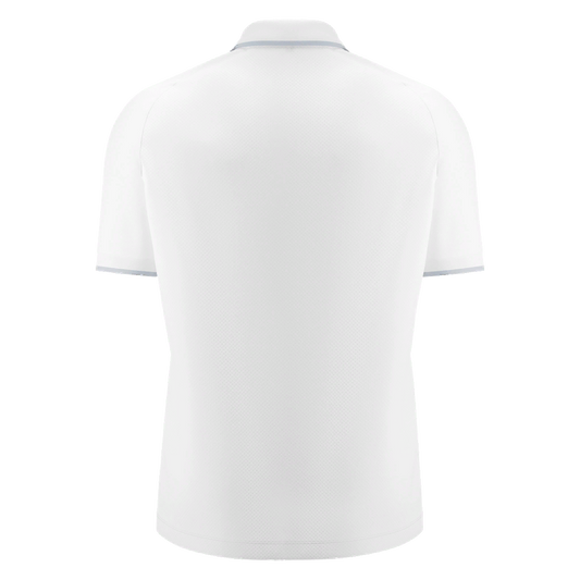 CRISC Laois Adults Aulos Polo White & Silver