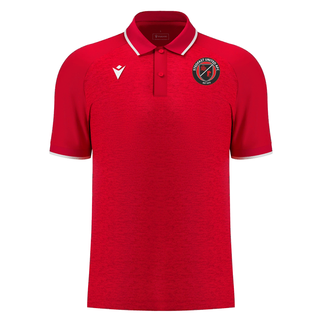 Stedfast United AFC Aulos Polo Red ADULTS