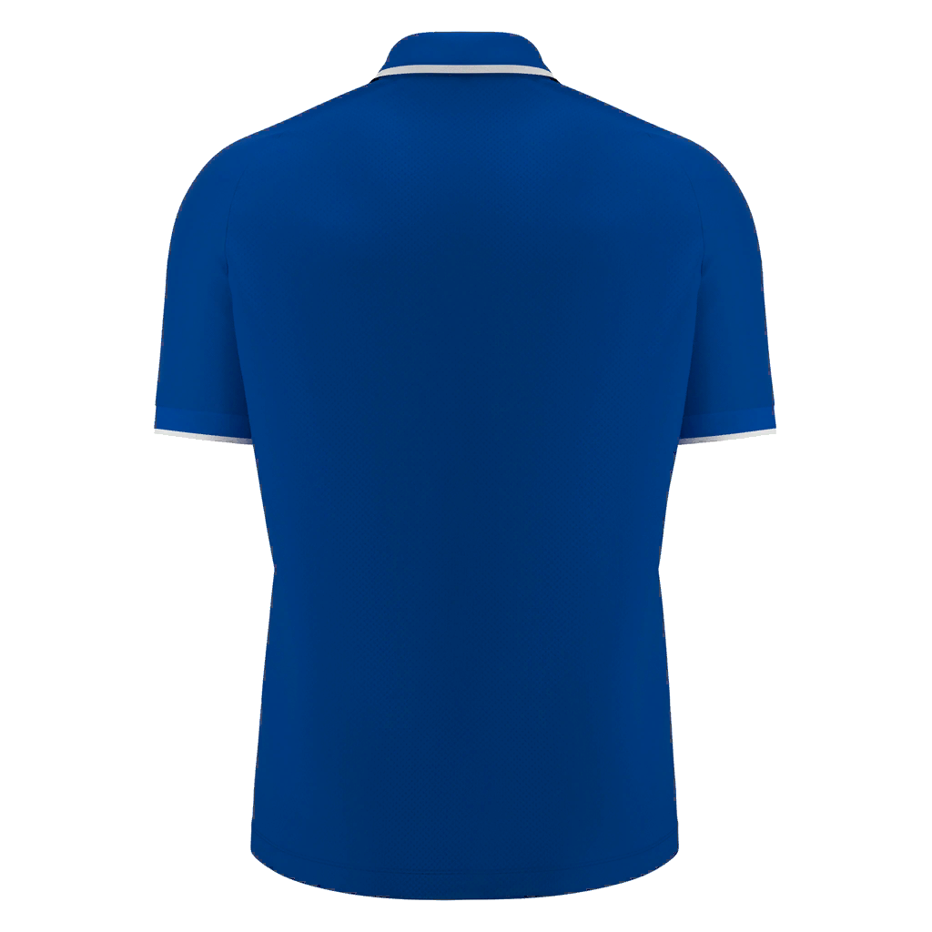 Marks Celtic FC Adult Aulos Polo Royal Blue & White