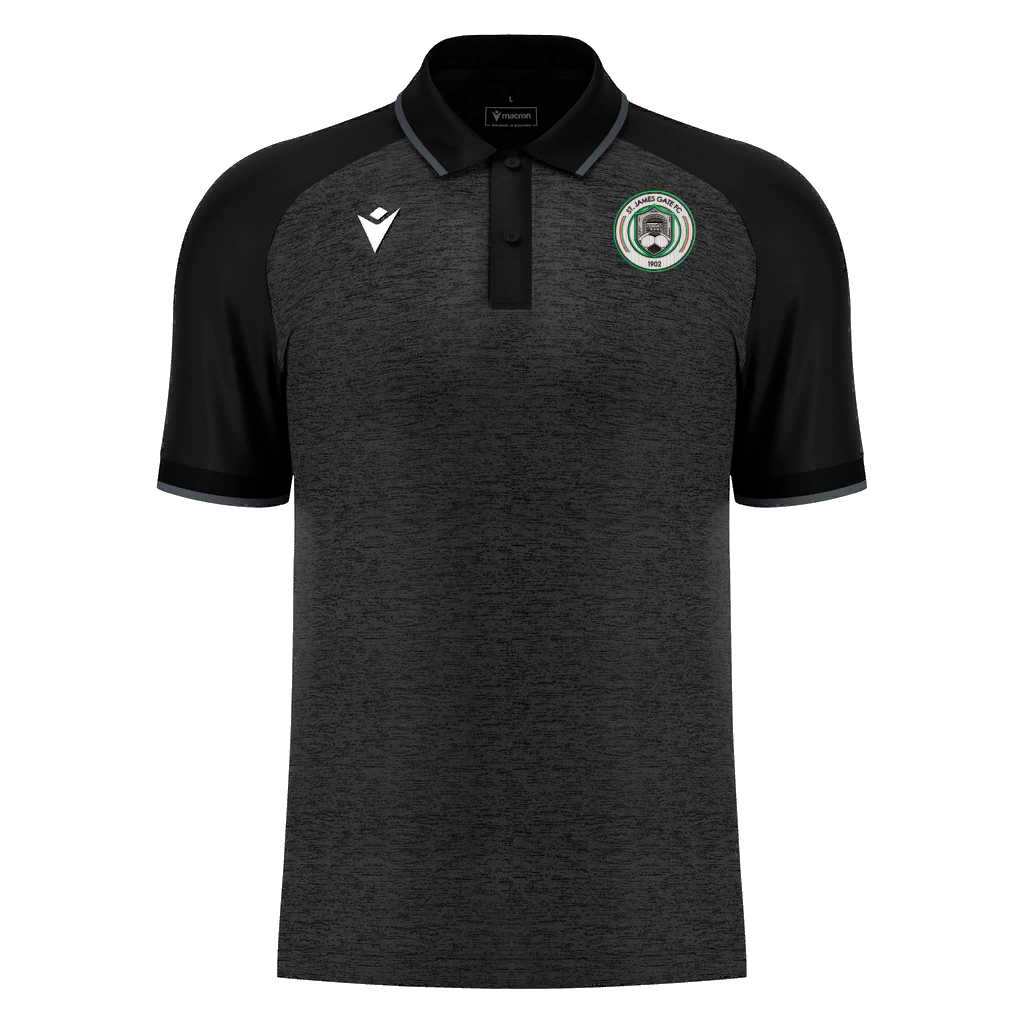 St James Gate FC Aulos Polo Black