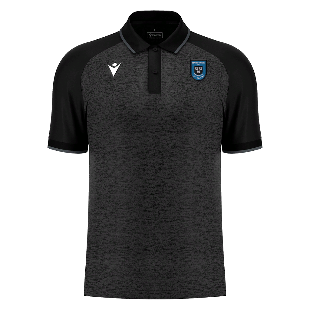 Marks Celtic FC Adult Aulos Polo Black