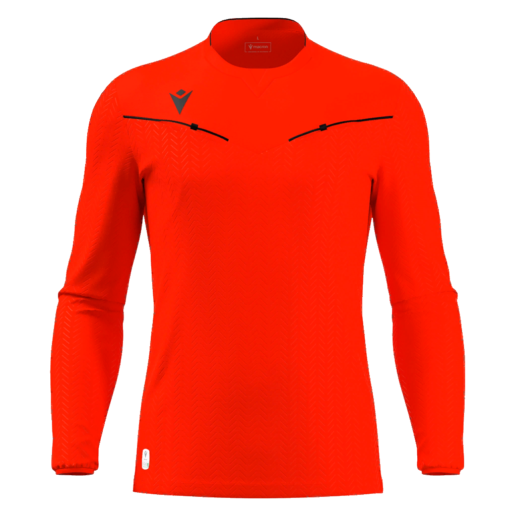 Ponnet Eco Referee Shirt LS Neon Red