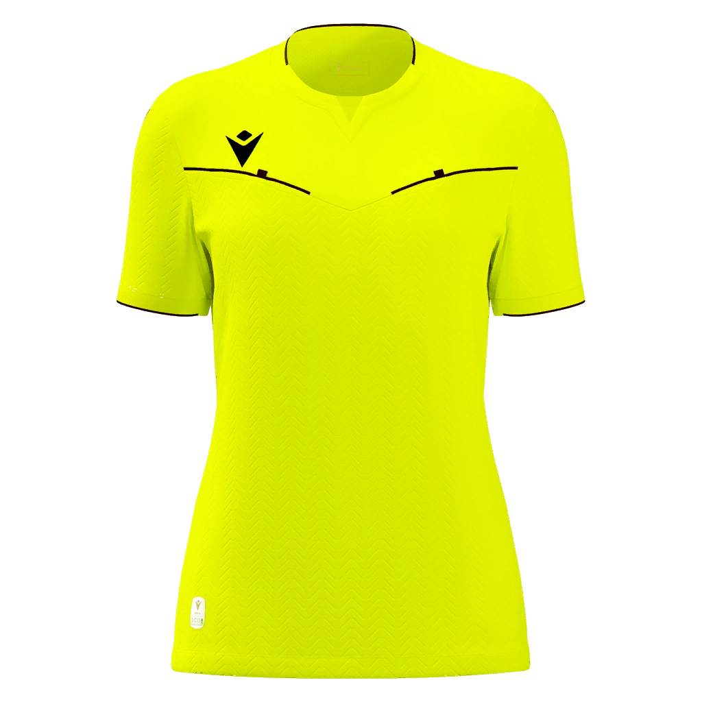 Kateryn Eco Referee Shirt SS WMN Fit Neon Yellow