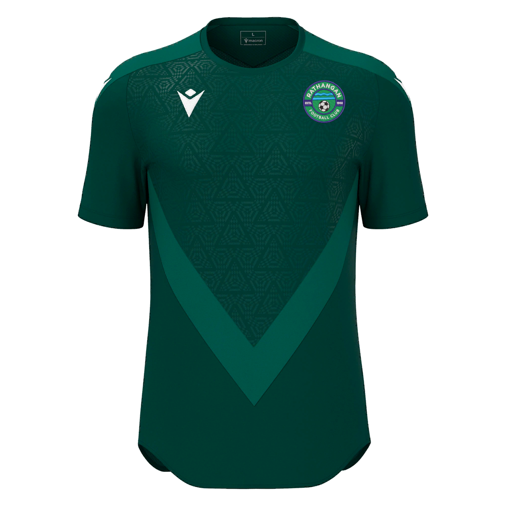 Rathangan FC Kids Wisp Shirt SS *Mens Away Jersey* Bottle Green