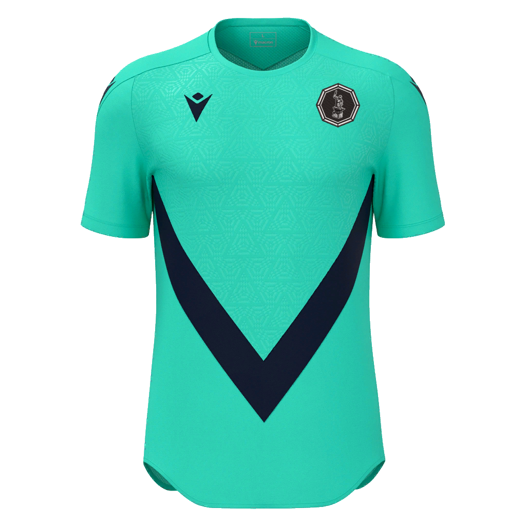 Black Forge FC Wisp Shirt SS Turquoise & Navy