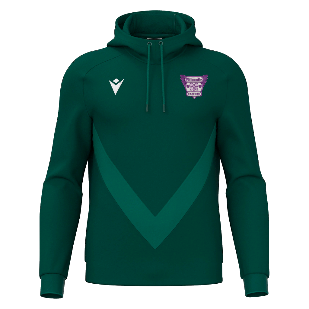 Feileacain Fathers Kids Fenders Hoodie Bottle Green
