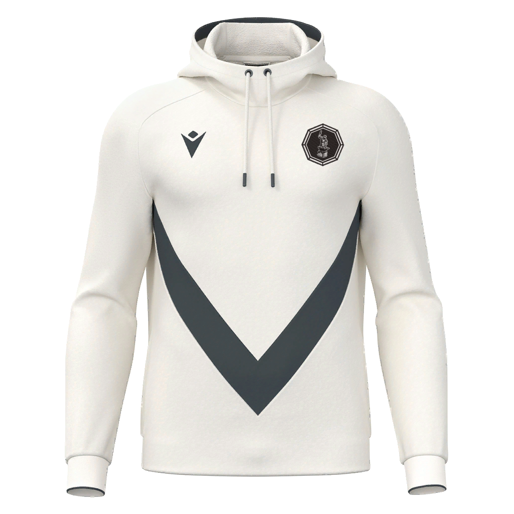 Black Forge FC Fenders Hoodie Off White & Anthracite