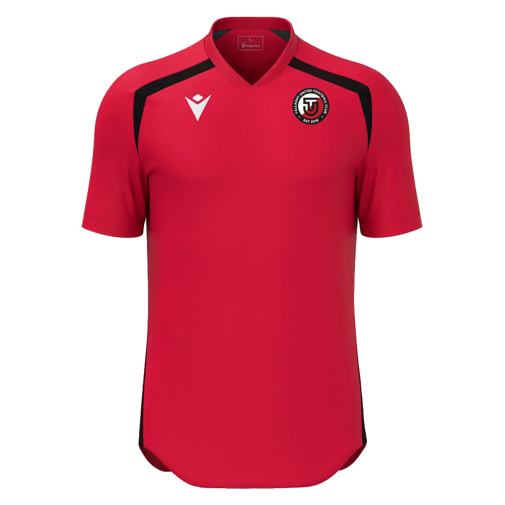 Tallaght United FC Adult Wyrm Shirt SS Red & Black