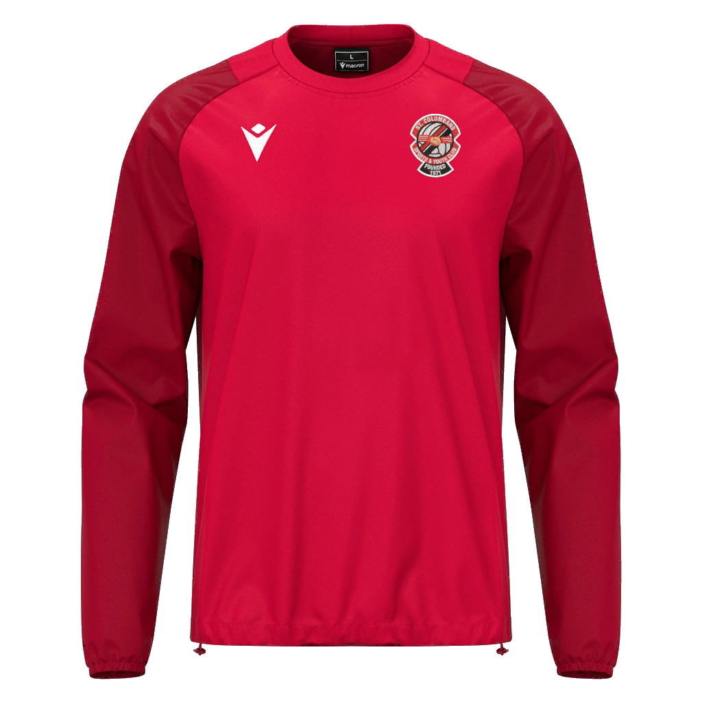 St. Columbans SYC Drizzle Windbreaker Red KIDS (Age 5-10)