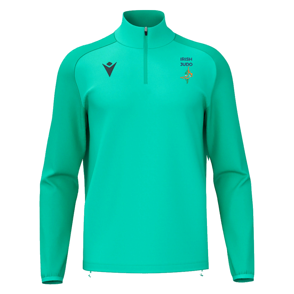 Irish Judo Isen 1/4 Zip Top Turquoise