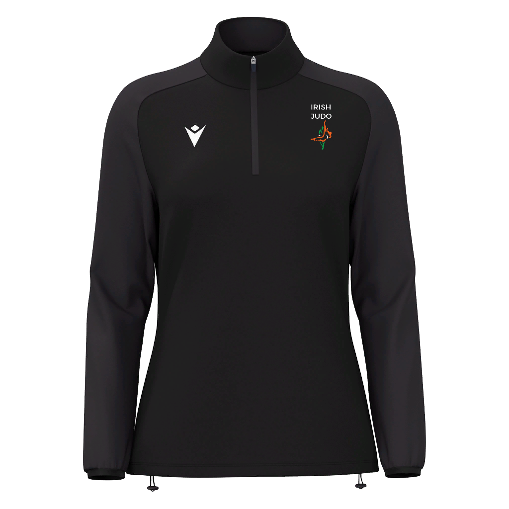 Irish Judo Lena Women's 1/4 Zip Top Black