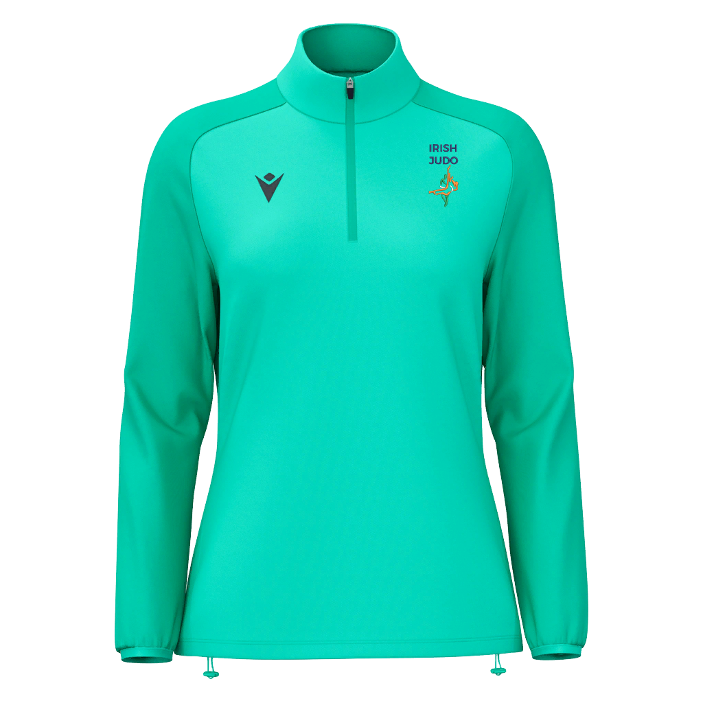 Irish Judo Lena Women's 1/4 Zip Top Turquoise