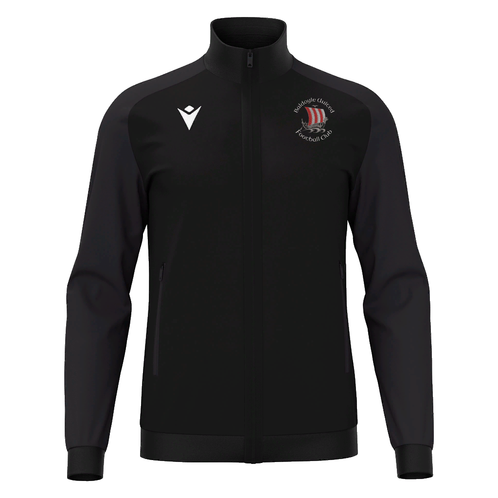 Baldoyle United FC Kids Anubis Full Zip Top Black