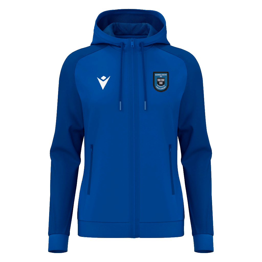 Marks Celtic FC Girls Atlas Full Zip Hoodie Royal Blue