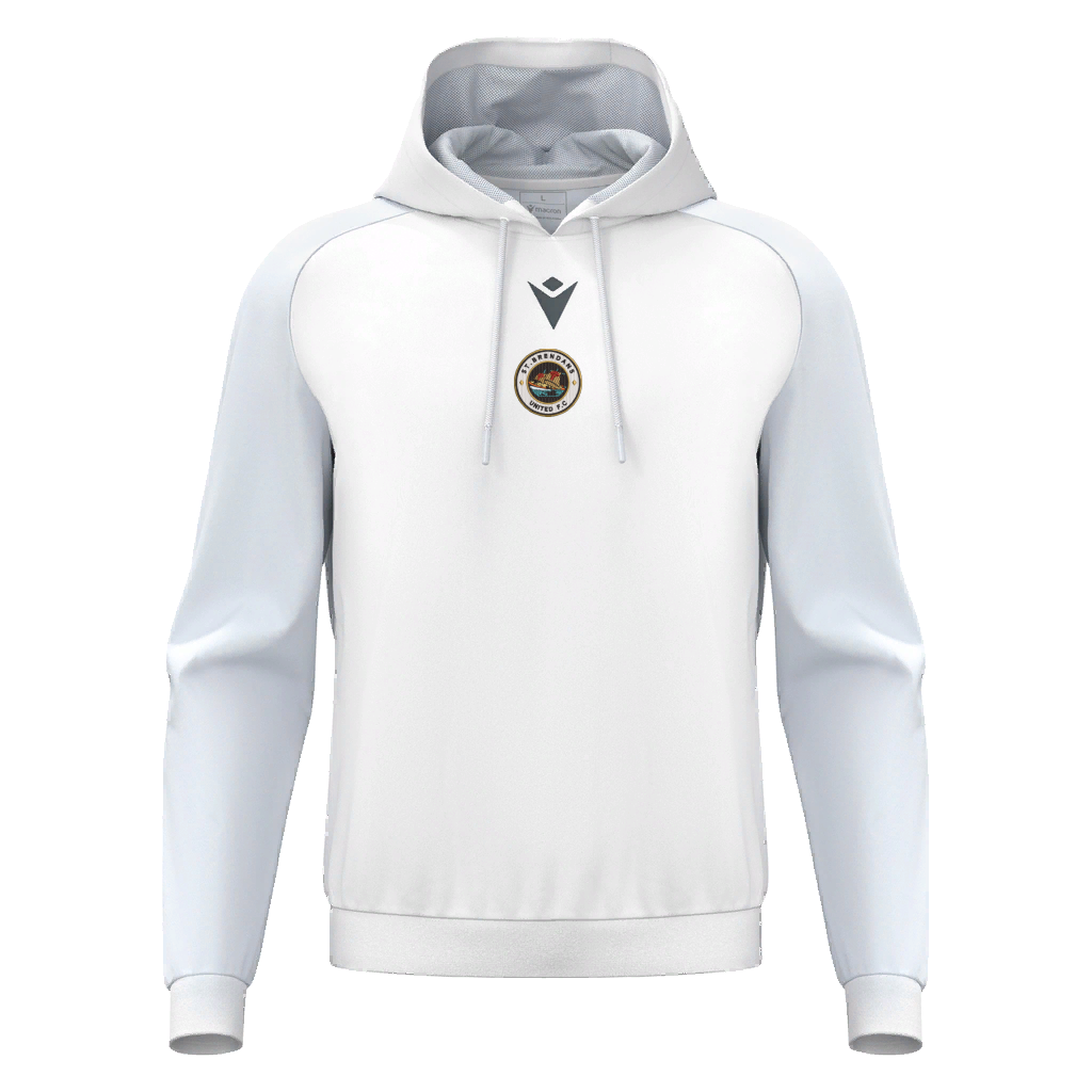 St Brendan's United Horn Hoodie White