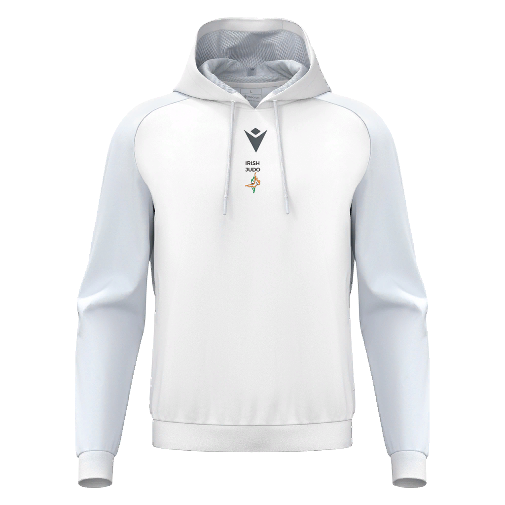 Irish Judo Horn Hoodie White