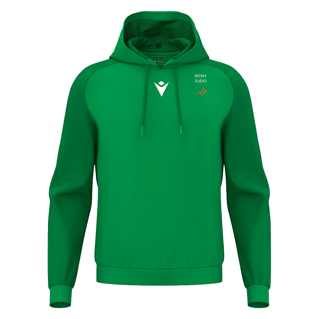 Irish Judo Horn Hoodie Green