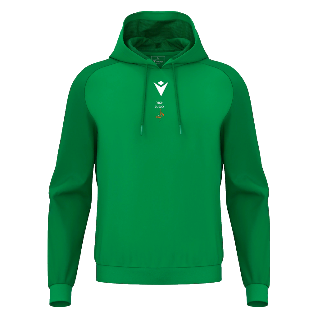 Irish Judo Horn Hoodie Green