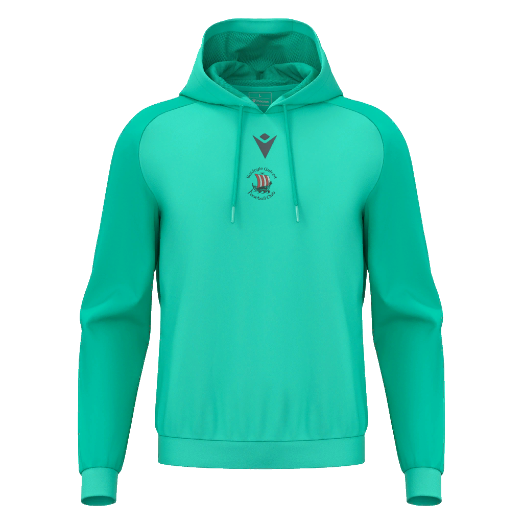 Baldoyle United FC Adult Horn Hoodie Turquoise