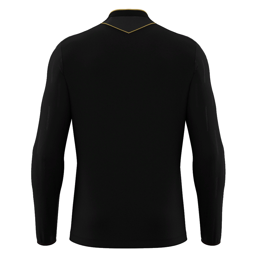 Mendez Eco Referee Shirt LS Black & Gold