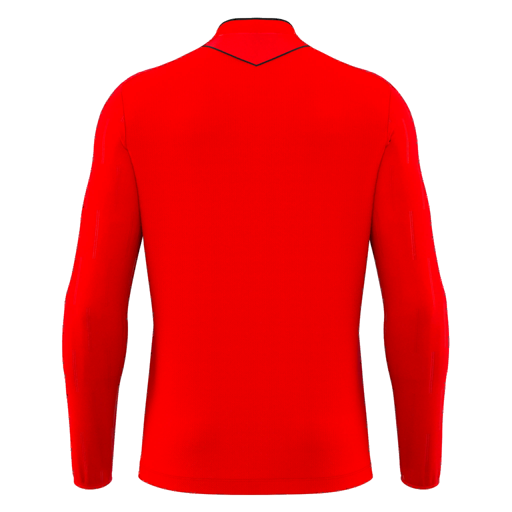 Mendez Eco Referee Shirt LS Bright Red & Black