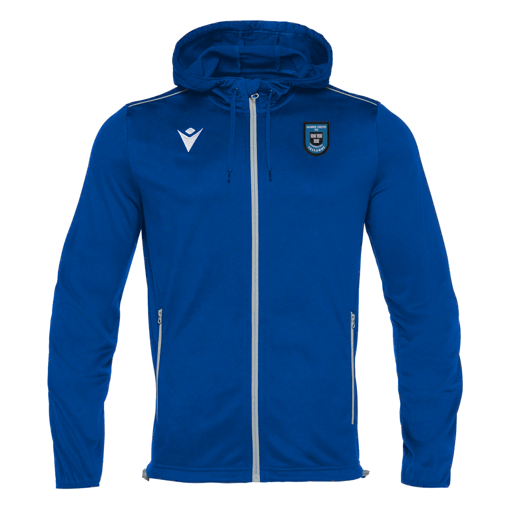 Marks Celtic FC Kids Freyr Full Zip Hoodie in Royal Blue