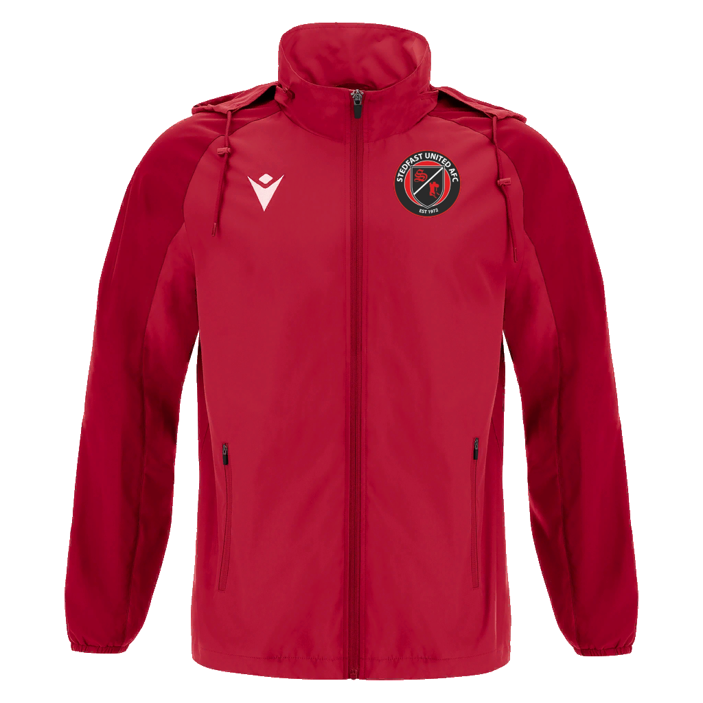 Stedfast United AFC Elbrus Shower Jacket ADULTS RED