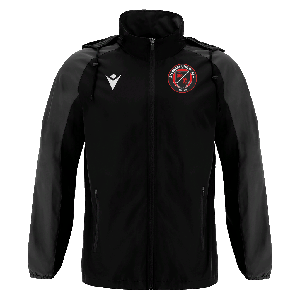 Stedfast United AFC Elbrus Shower Jacket ADULTS Black