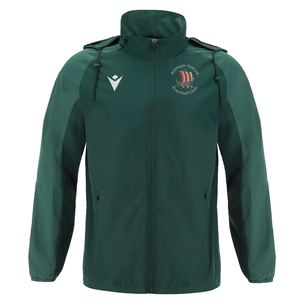 Baldoyle United FC Adult Elbrus Full Lenght Zip Rain Jacket