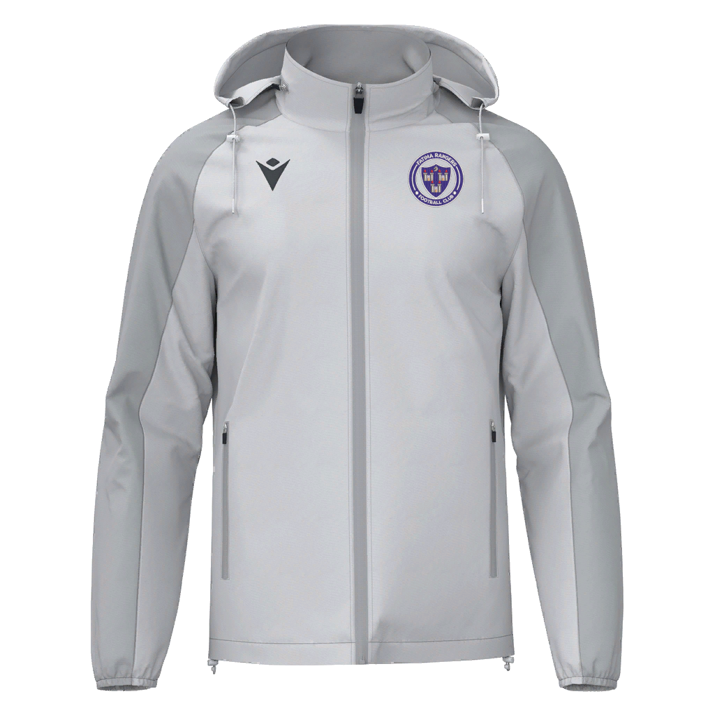 Fatima Rangers FC Elbrus Full Zip Rain Jacket Stone Grey