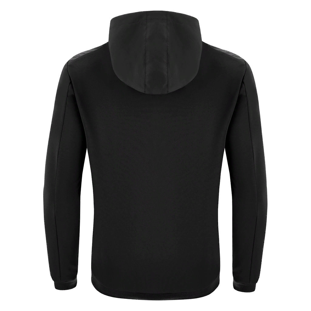 Tallaght United FC Adult Tiamat Full Zip Micro Hoodie Black & White