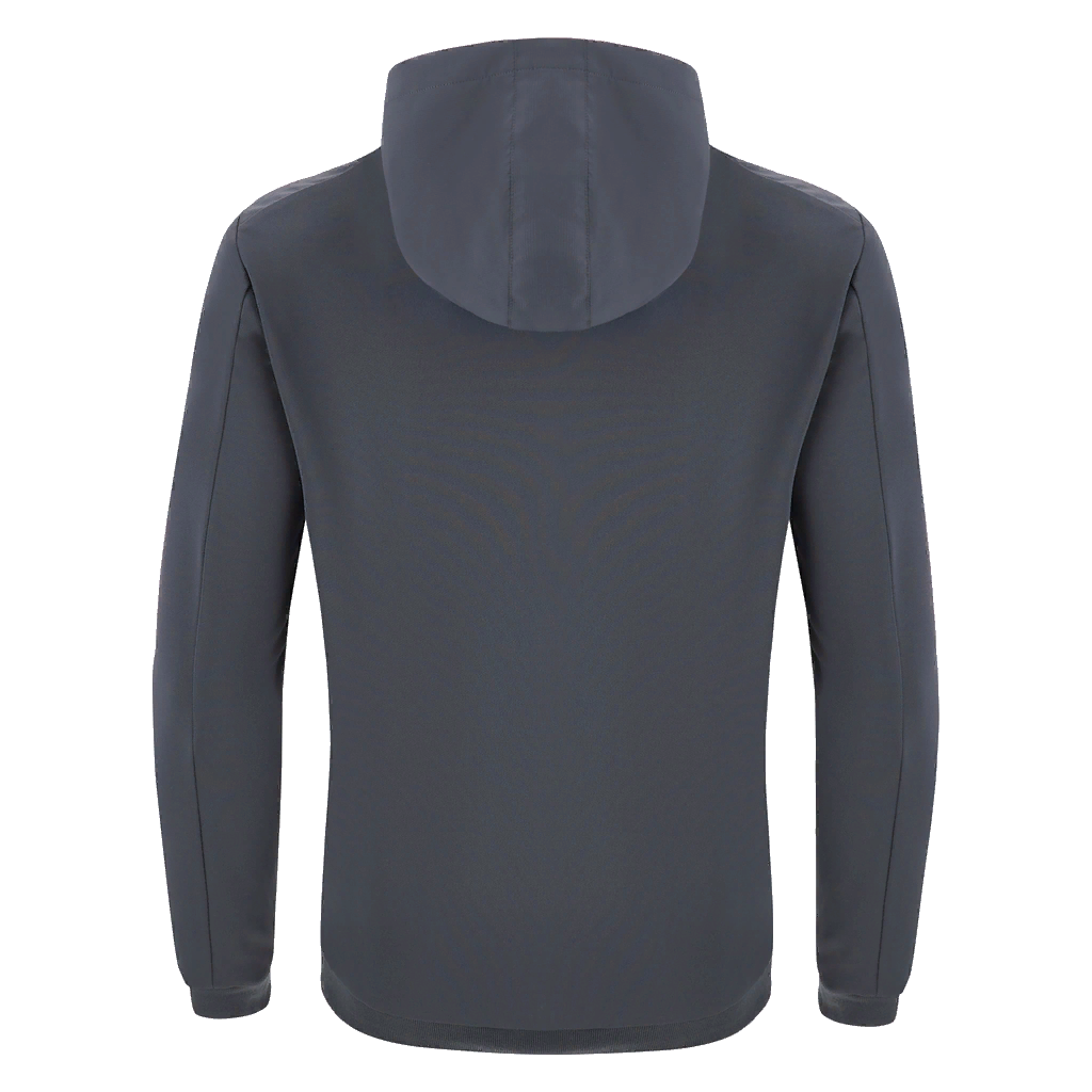 St Brendan's United Tiamat Full Zip Hoodie Anthracite & Neon Sky