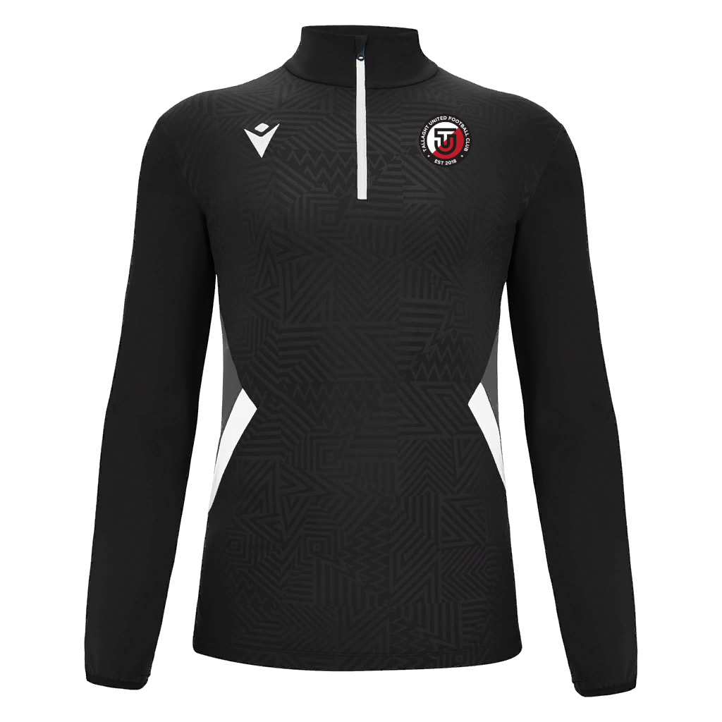 Tallaght United FC Adult Fraser 1/4 Zip Black & White