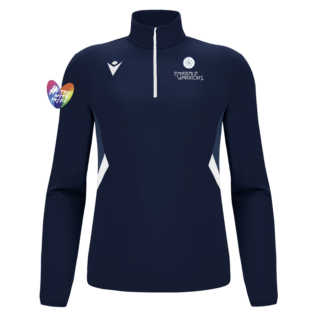 Emerald Warriors RFC Piave 1/4 Zip Top Mens