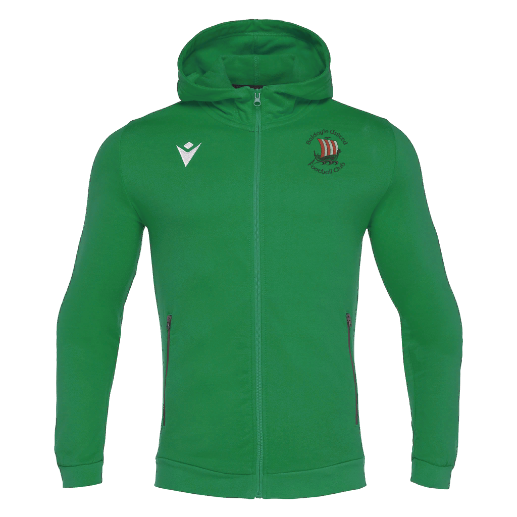 Baldoyle United FC Adult Cello Full Zip Hoodie Green